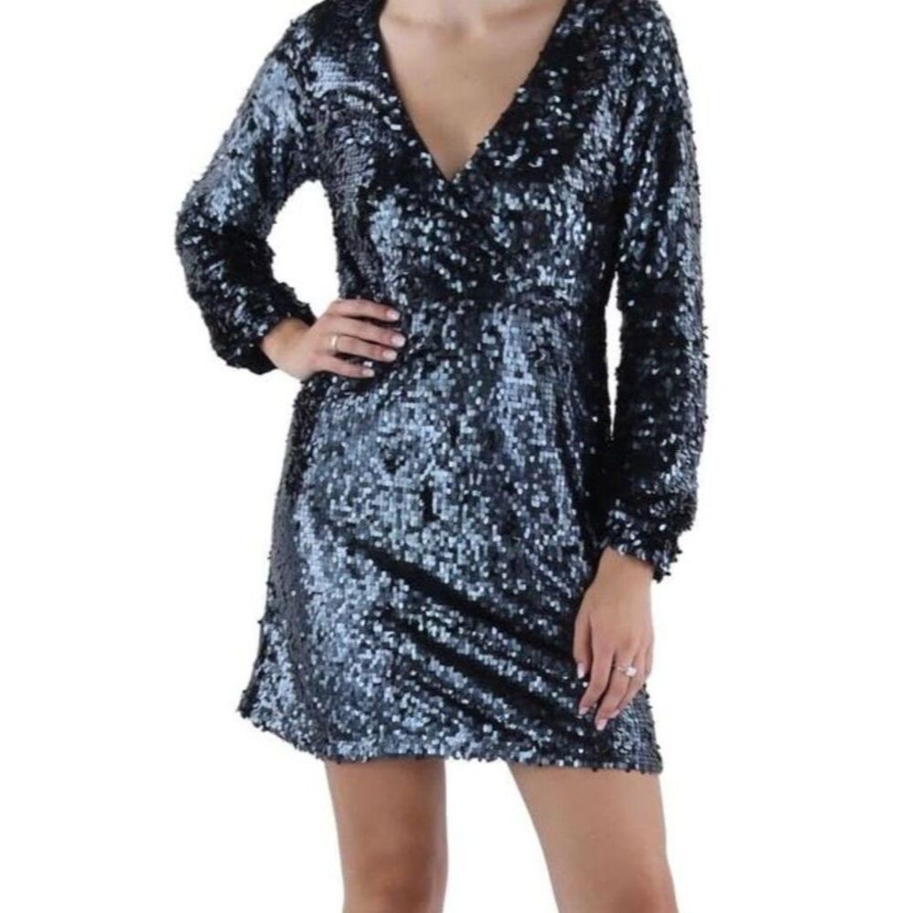 French Connection Wrap Mini Dress - Size 2 - NWT